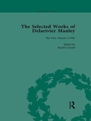 cover image of The Selected Works of Delarivier Manley Vol 2